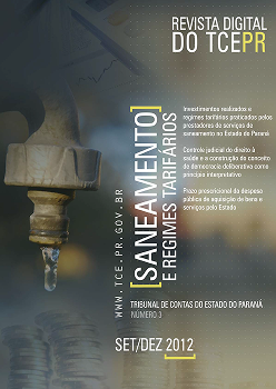 Capa da Revista Digital do TCEPR - Edição 3