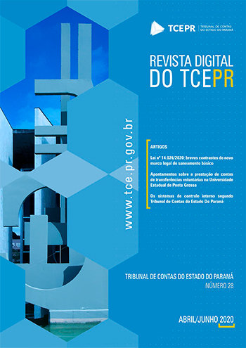 Capa da Revista Digital do TCEPR - Edição 28
