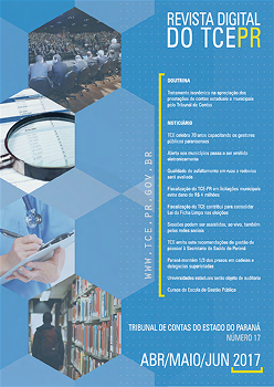 Capa da Revista Digital do TCEPR - Edição 17