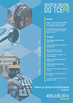 Capa da Revista Digital do TCEPR - Edição 8