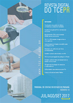 Capa da Revista Digital do TCEPR - Edição 18