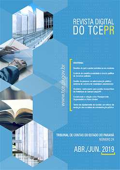 Capa da Revista Digital do TCEPR - Edição 24