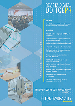 Capa da Revista Digital do TCEPR - Edição 19