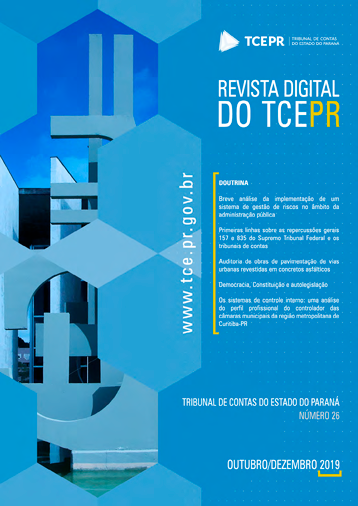 Capa da Revista Digital do TCEPR - Edição 26