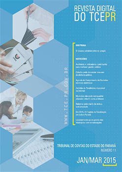 Capa da Revista Digital do TCEPR - Edição 11